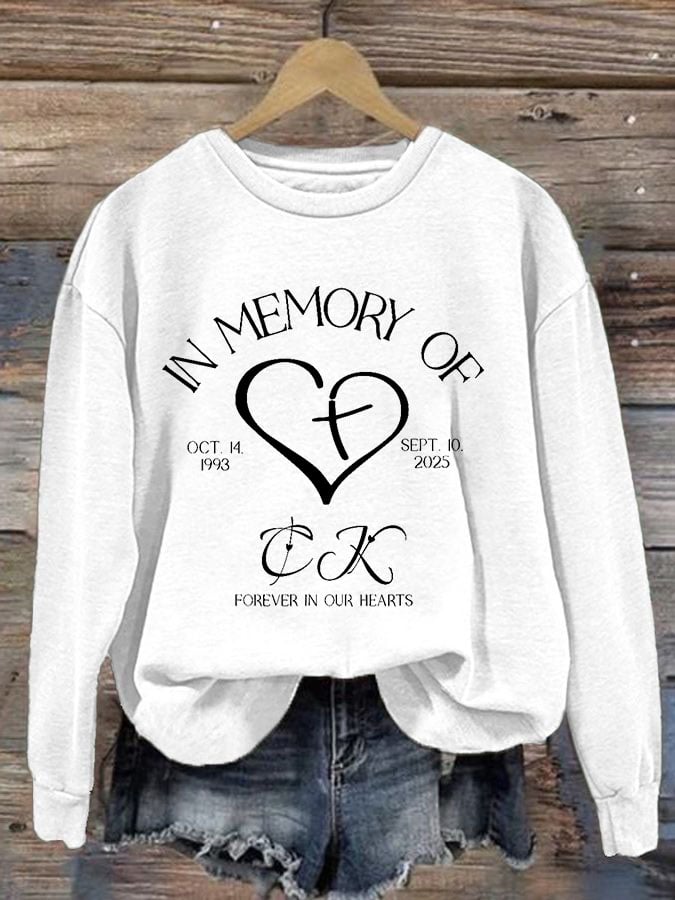 Women'S Casual Letter Print Long-Sleeved Sweatshirt-America250