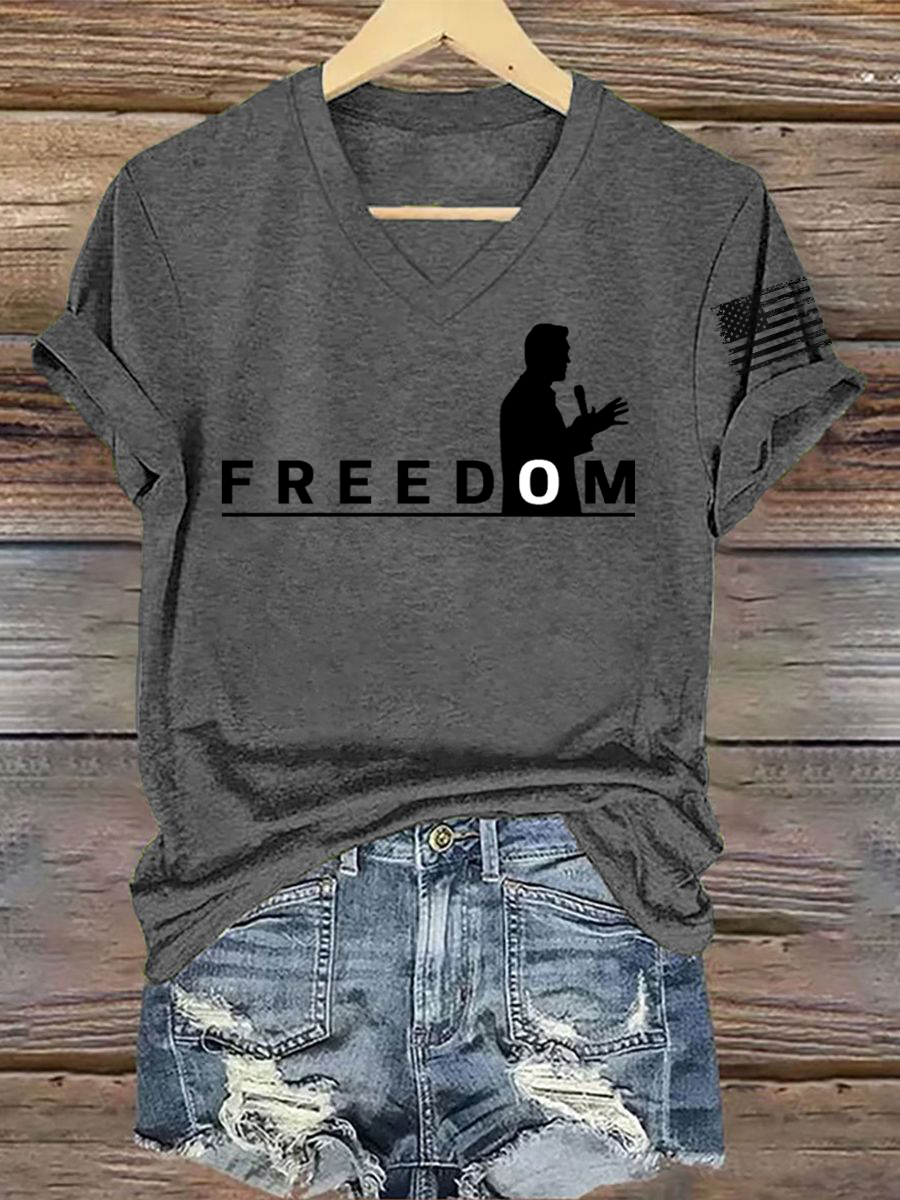 Women's FREEDOM Short Sleeve T-Shirt-America250