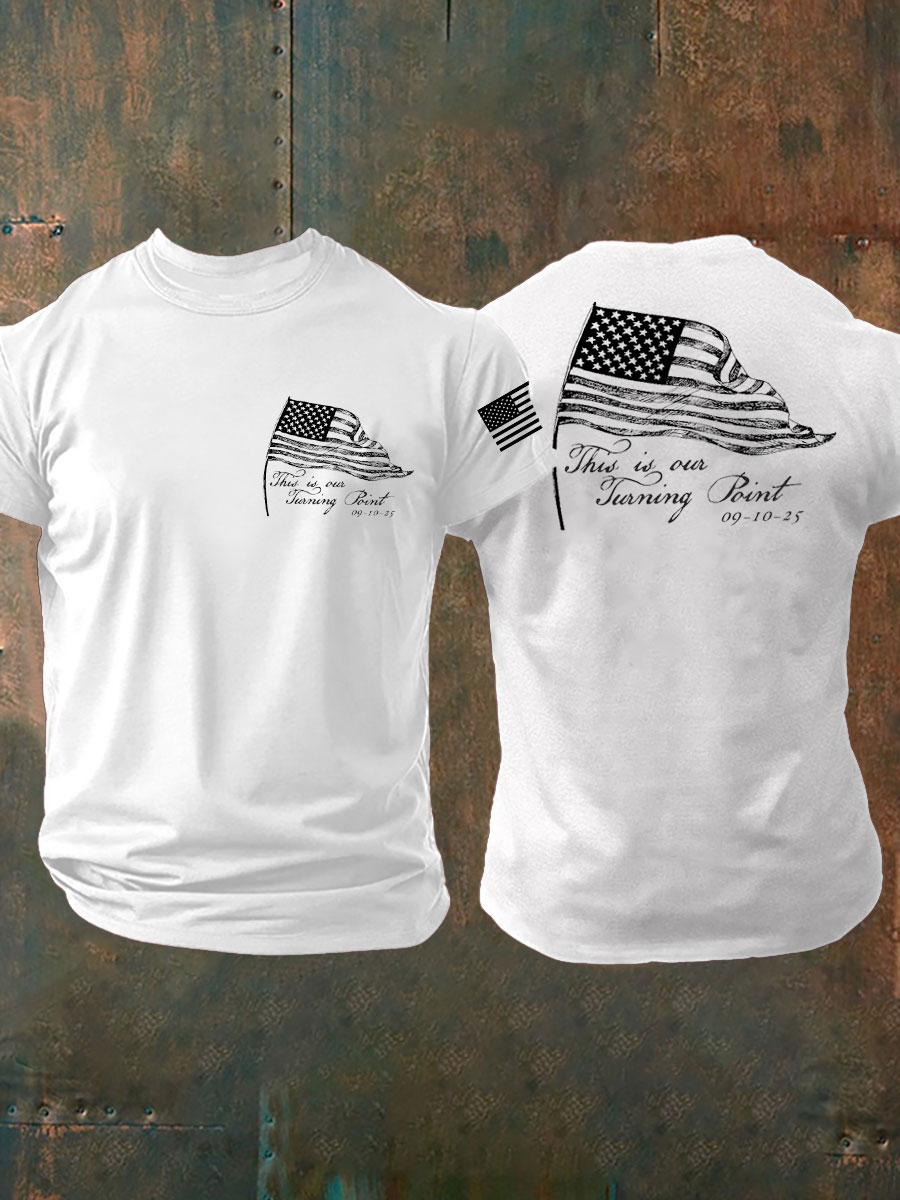 Men's C.K TP  imitation cotton short-sleeved T-shirt-America250