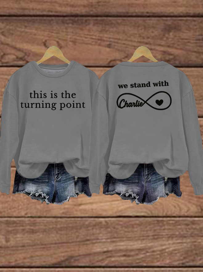 Women's C.K TP Regular Sweatshirt-America250