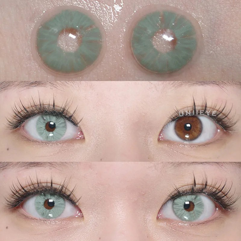 Uniieye Meta Green Prescription Colored Contact Lenses