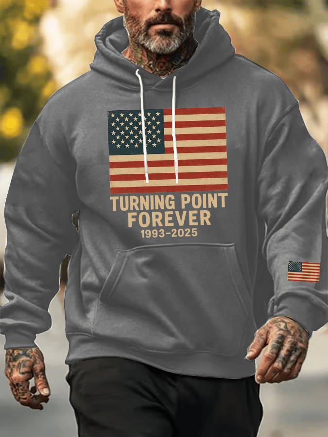 Men's Hot Print Hoodie-America250