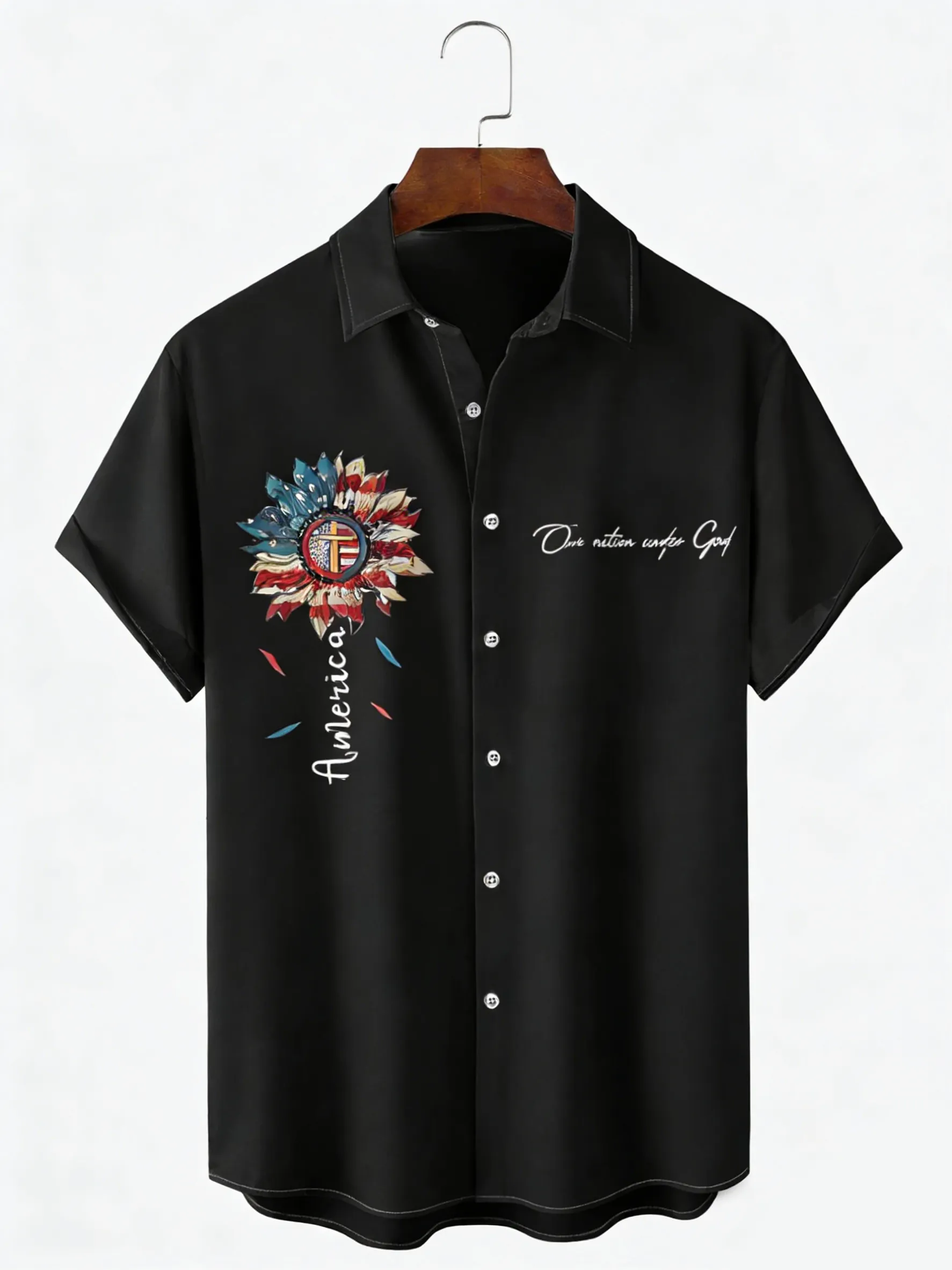 Men's America 250 Print Short Sleeve Shirt-America250