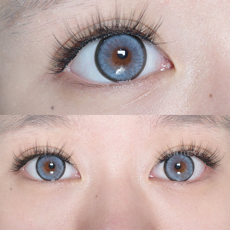 Uniieye Norko Blue Prescription Colored Contact Lenses