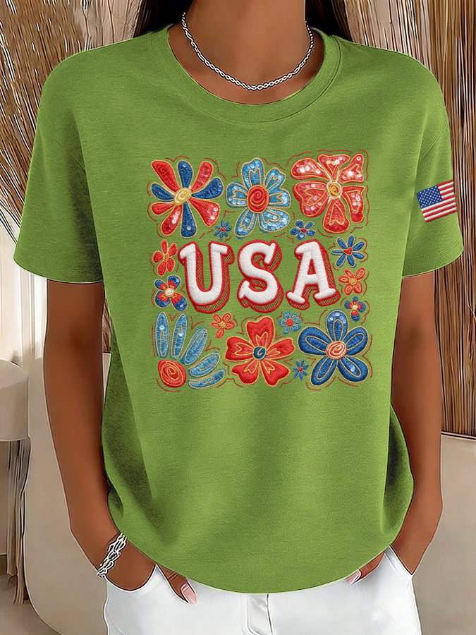 Women's Casual American 250 Commemorative T-shirt-America250
