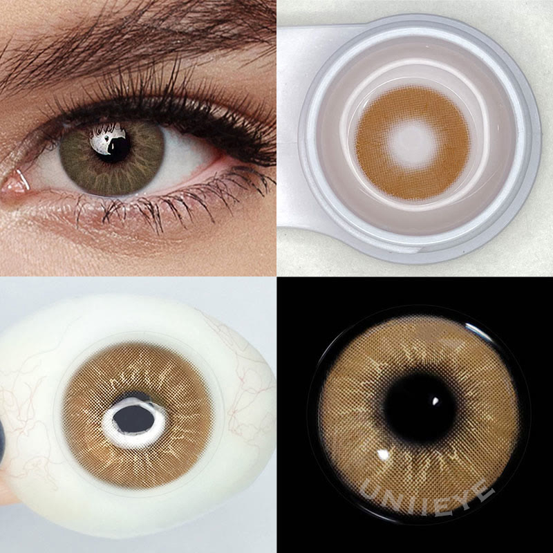 Uniieye Eros Brown Prescription Colored Contact Lenses