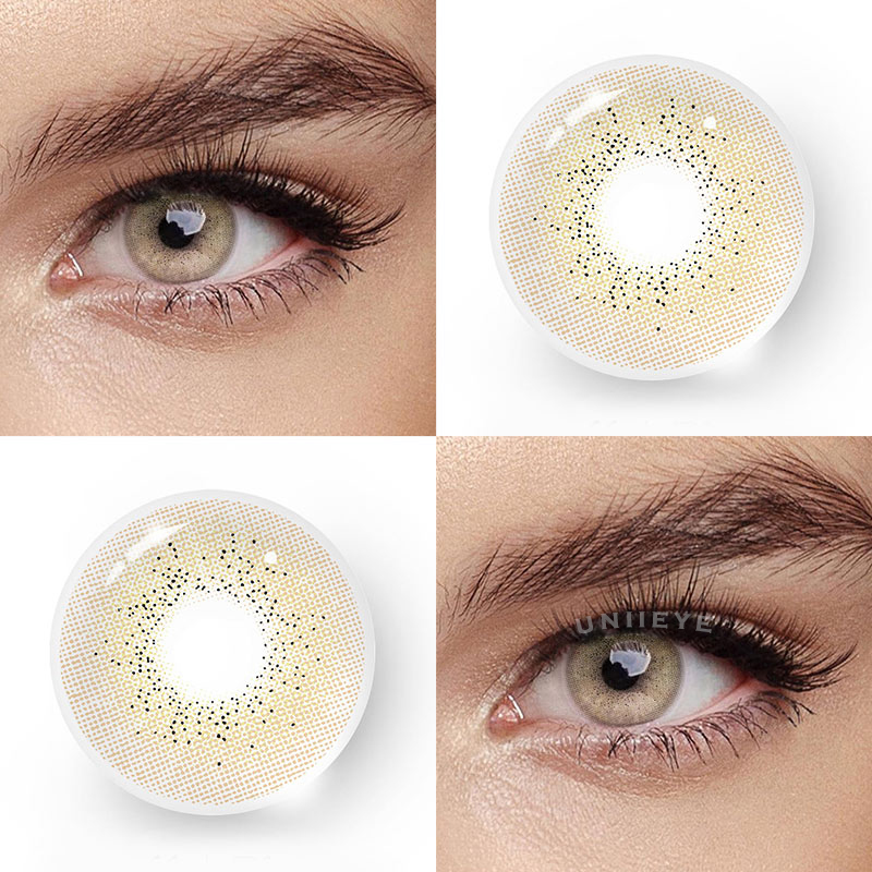 Uniieye Ocean Brown Prescription Colored Contact Lenses