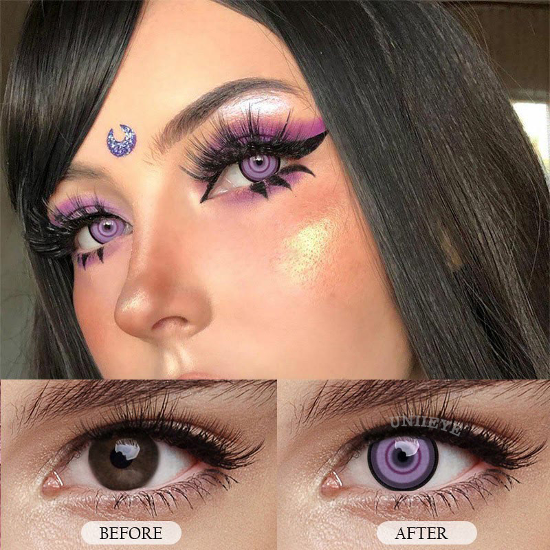 Uniieye Blind Sakuya Prescription Cosplay Colored Contact Lenses-UNIIEYE