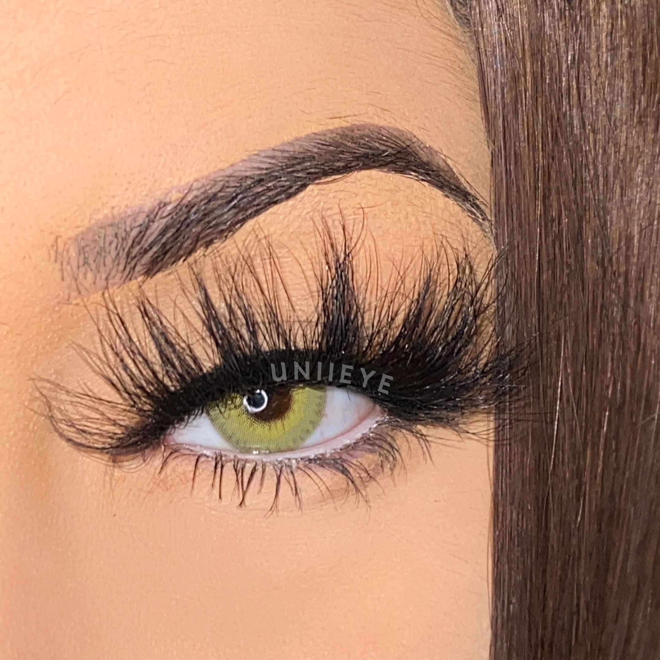 Uniieye Siren Green Prescription Men Colored Contact Lenses