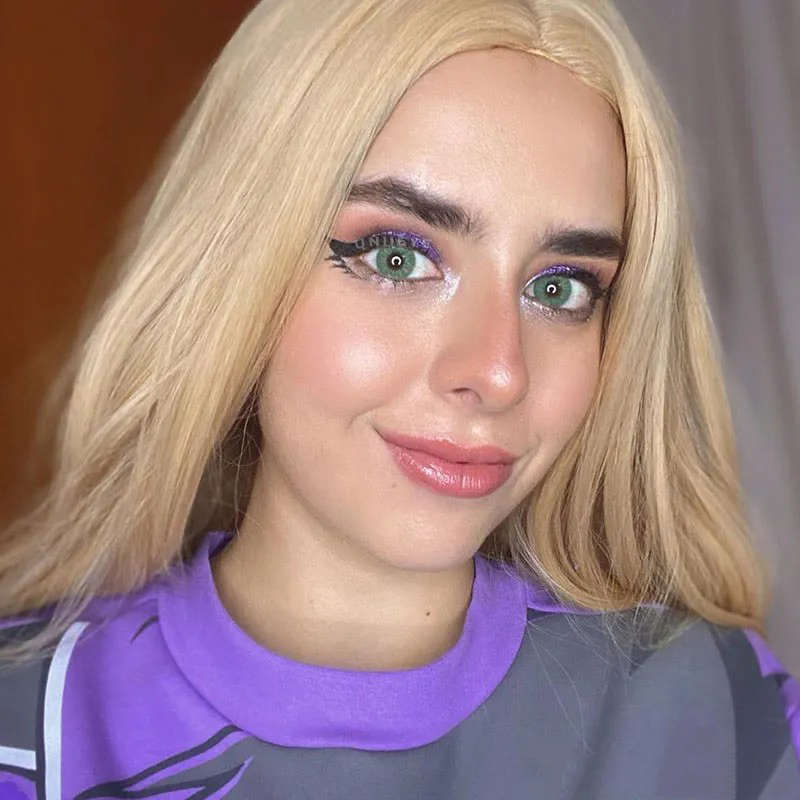 Uniieye Eros Green Prescription Colored Contact Lenses