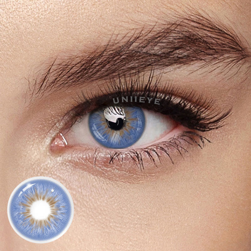 Uniieye Crush Blue Colored Contact Lenses