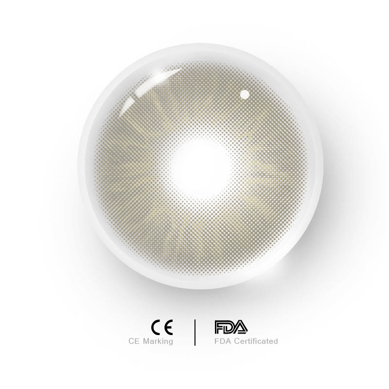 Uniieye Eros Grey Prescription Colored Contact Lenses