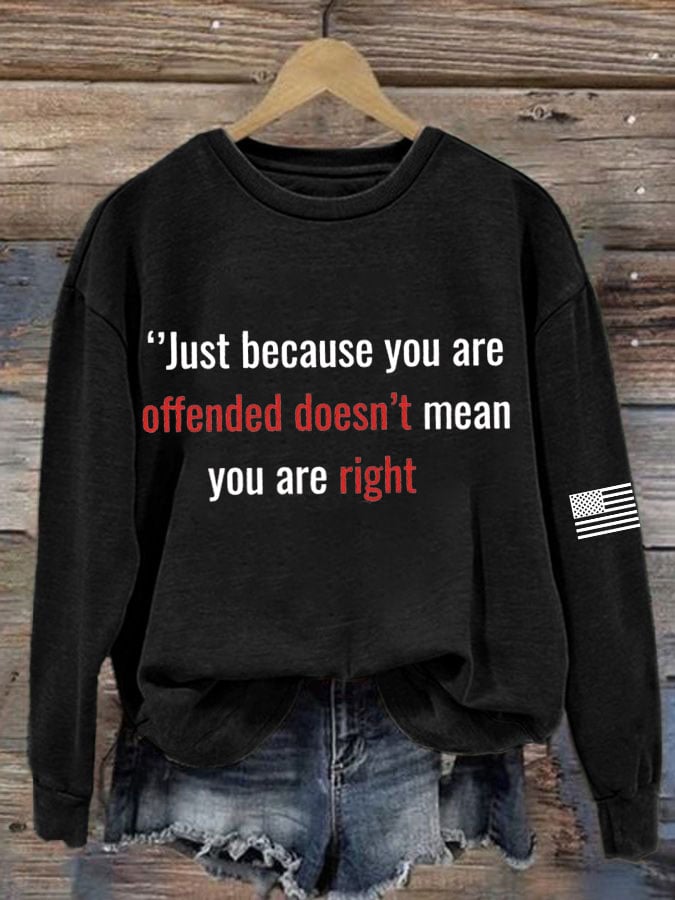 Women's Hot Casual Printed Sweatshirt-America250