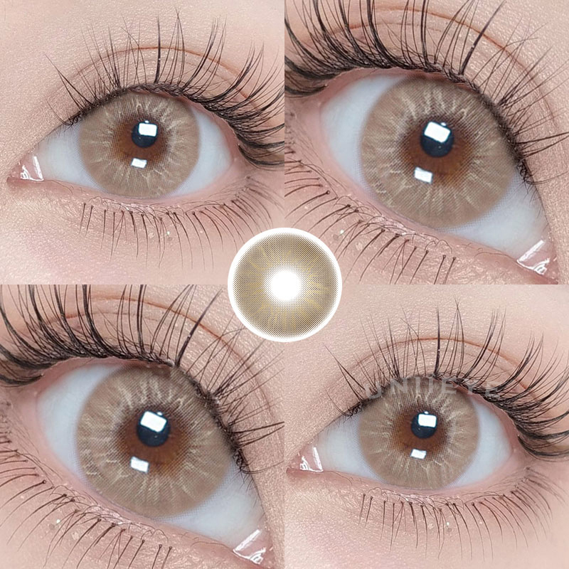 Uniieye Eros Brown Prescription Colored Contact Lenses