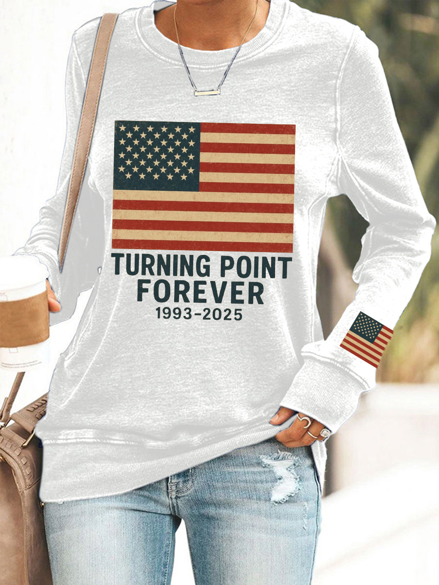 Women's TP Forever Print Sweatshirt-America250