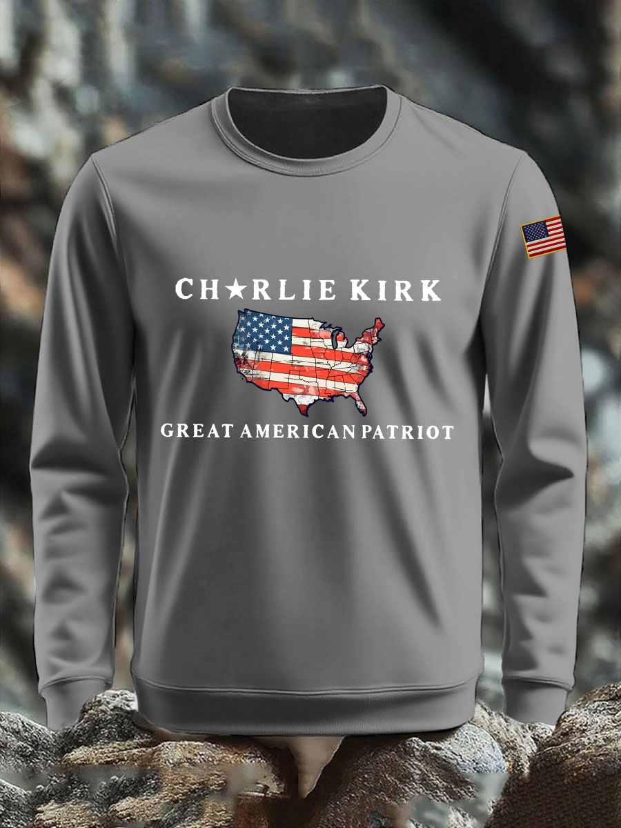 Men's Patriot Printed Sweatshirt-America250