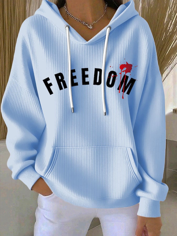 Women's Commemorative Leader Print Casual Hoodie-America250