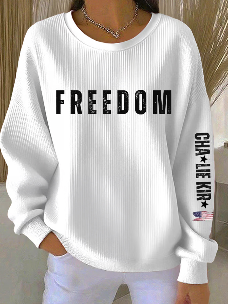 Women's Freedom Is Not Free R.I.P C.K Sweatshirt-America250