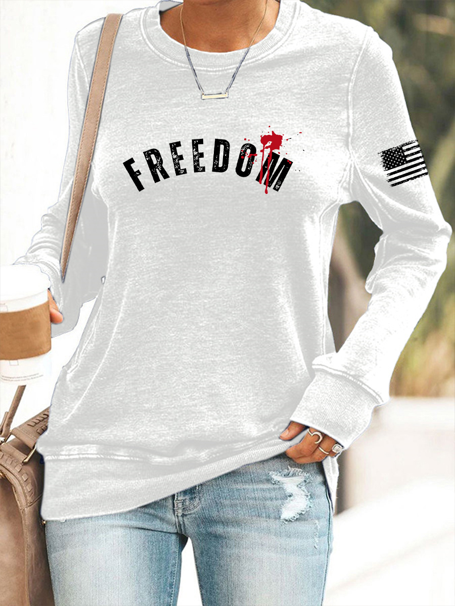 Women's Freedom Is Not Free R.I.P C.K  Sweatshirt-America250