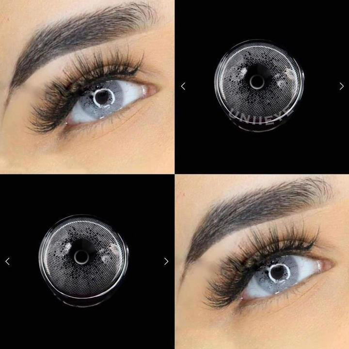 Uniieye Ocean Grey Prescription Colored Contact Lenses