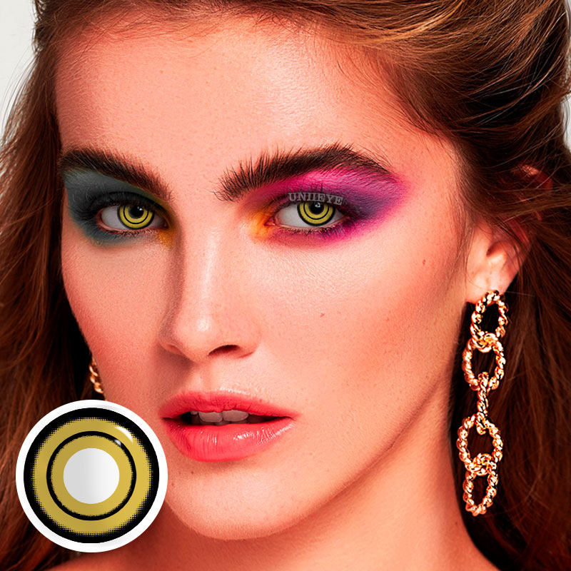 Uniieye Demon Slayer Prescription Cosplay Colored Contact Lenses-UNIIEYE