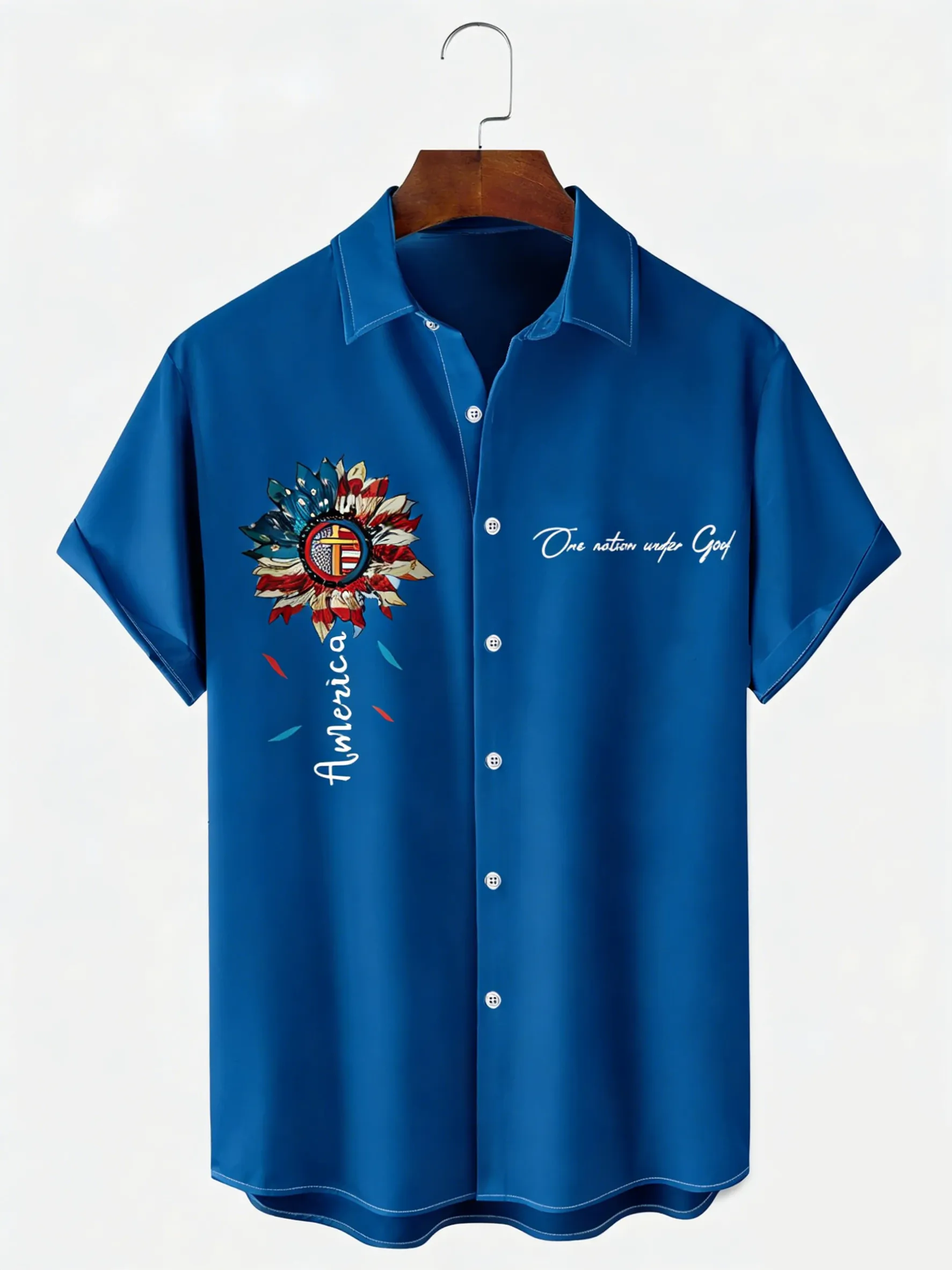 Men's America 250 Print Short Sleeve Shirt-America250