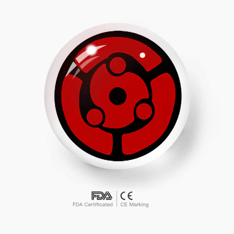 Uniieye Blind Syaringan Cosplay Colored Contact Lenses-UNIIEYE