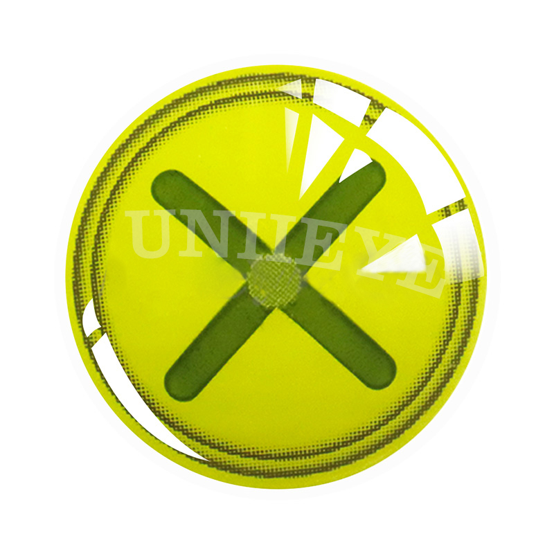 Uniieye Blind Button Eye Green Cosplay Colored Contact Lenses-UNIIEYE