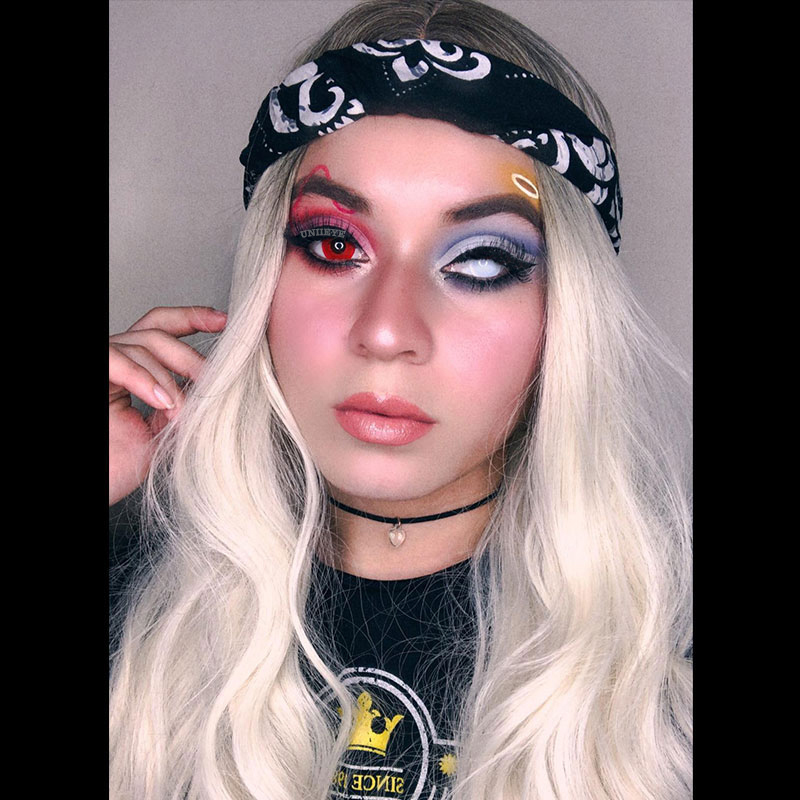 Uniieye Vampire Block Prescription Cosplay Colored Contact Lenses-UNIIEYE