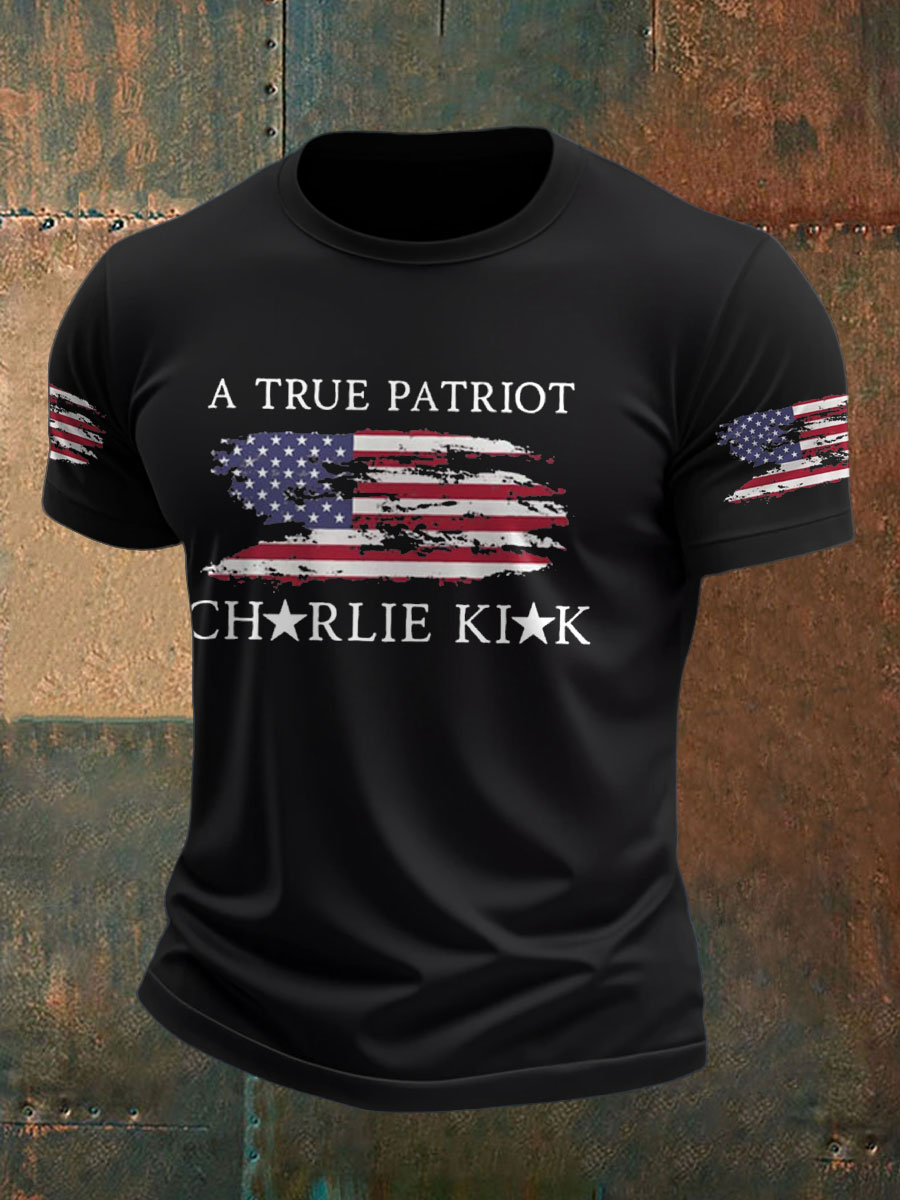 Men's TP Flag Printed T-shirt-America250