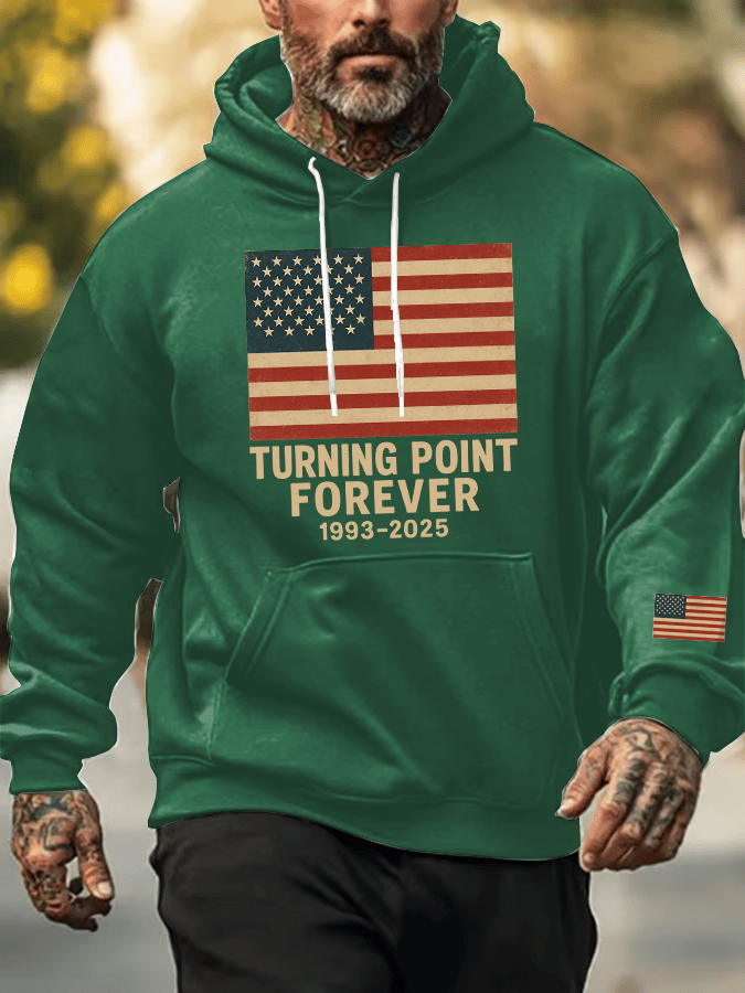 Men's Hot Print Hoodie-America250