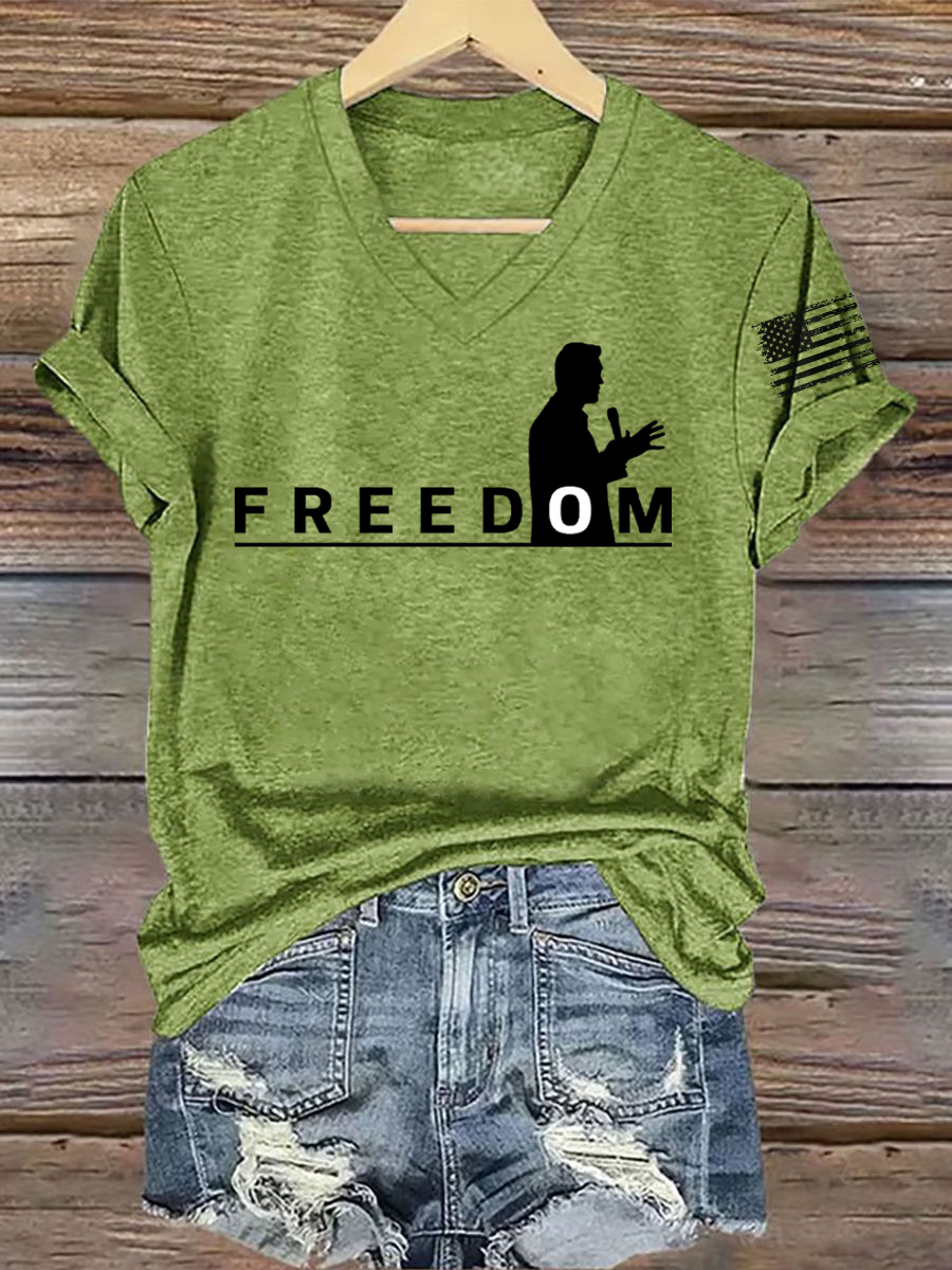 Women's FREEDOM Short Sleeve T-Shirt-America250