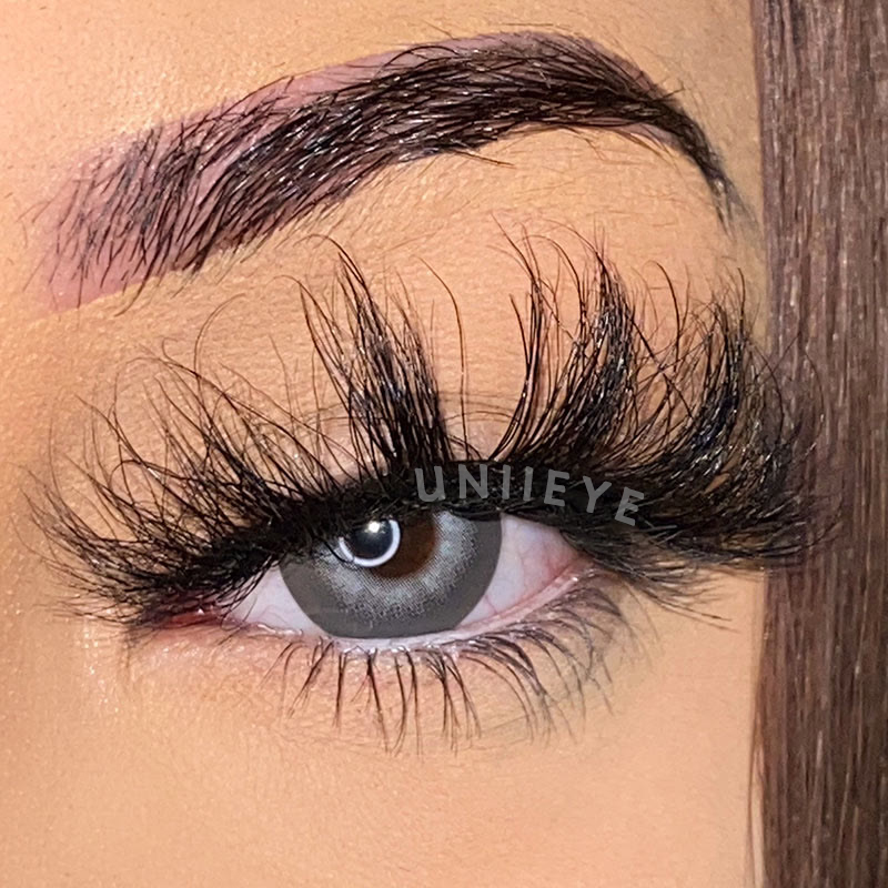 Uniieye Dolly Grey Prescription Men Colored Contact Lenses