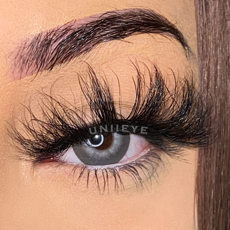 Uniieye Dolly Grey Prescription Colored Contact Lenses