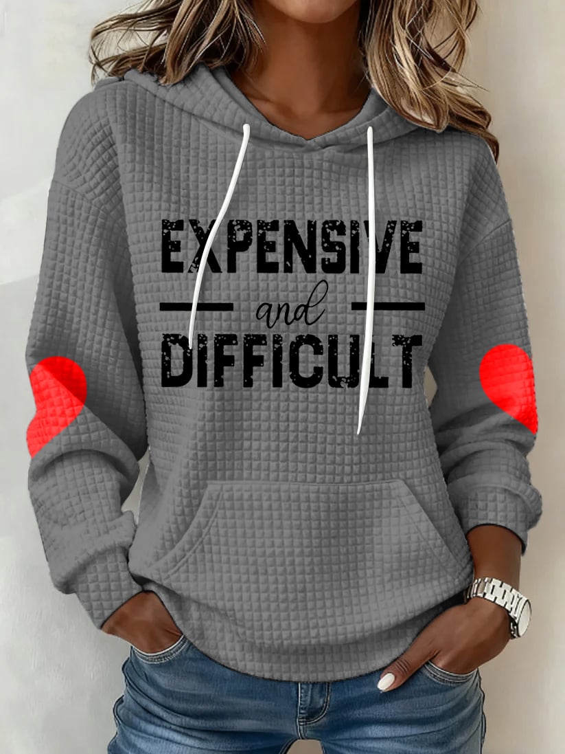Women'S Expensive And Difficult  Faith Printed Sweatshirts-America250