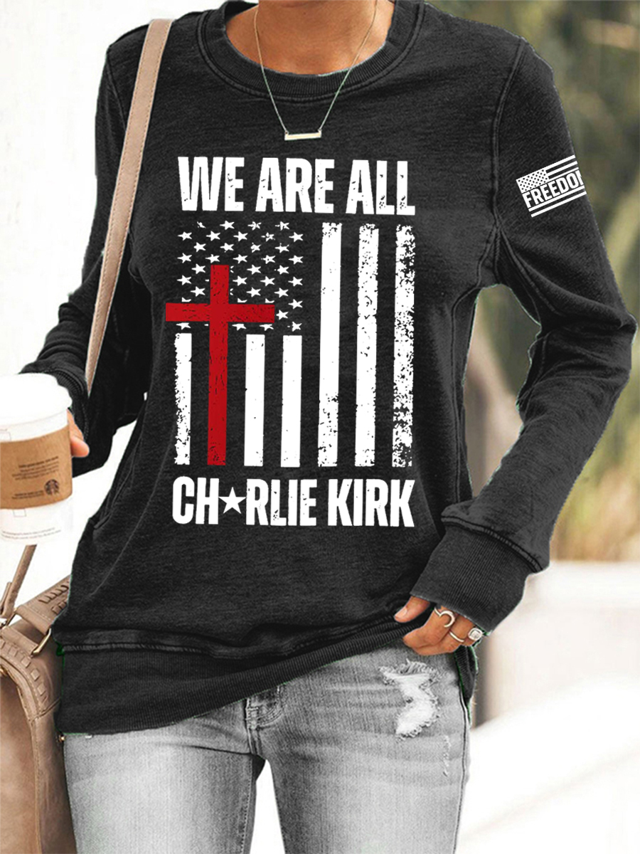 Women's We Are All C.K Now! R.I.P C.Kd Sweatshirt-America250