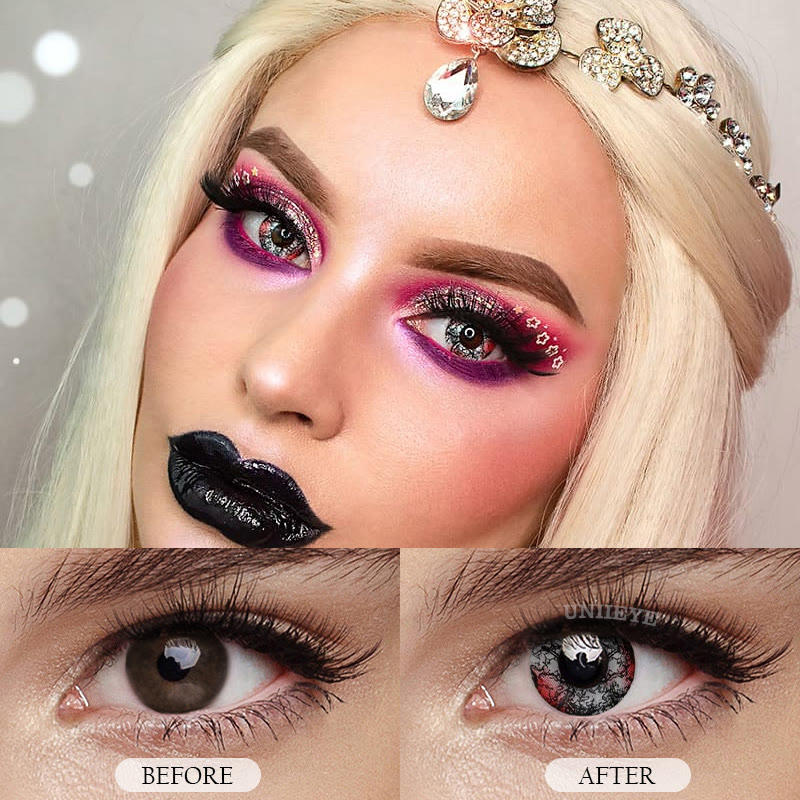 Uniieye Demon Cosplay Colored Contact Lenses-UNIIEYE