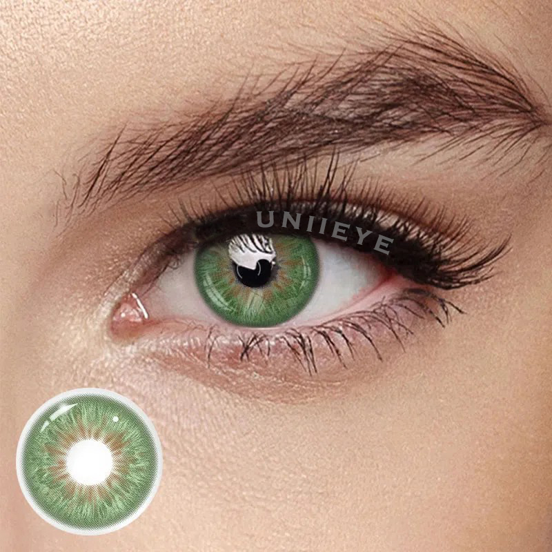 Uniieye Crush Green Prescription Colored Contact Lenses