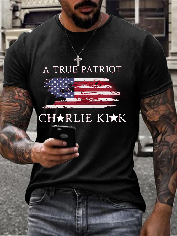 Men's TP Rip Printed T-shirt-America250