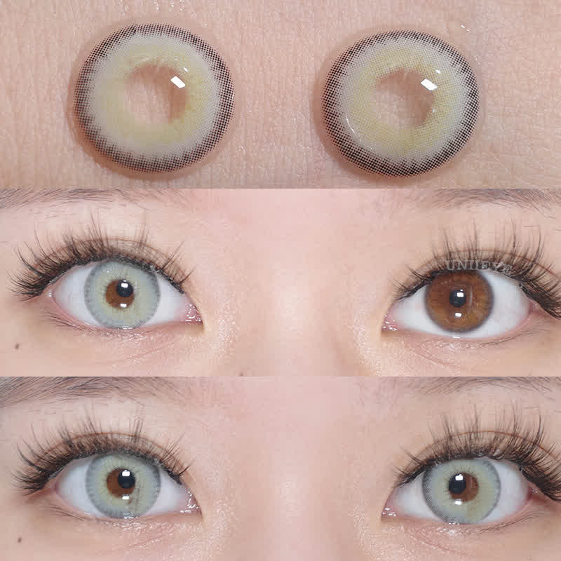 Uniieye Siren Blue Prescription Colored Contact Lenses-UNIIEYE
