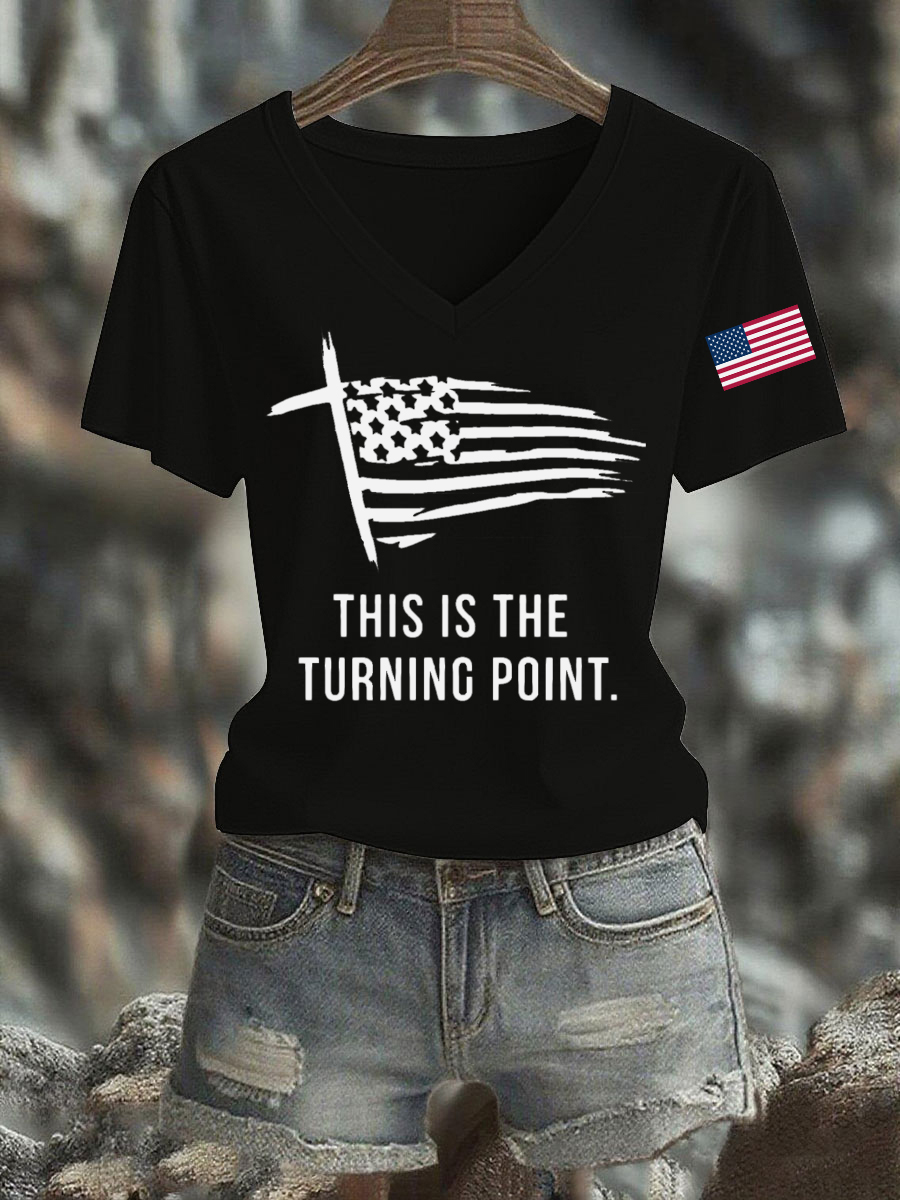 Women's This Is  Printed T-shirt-America250