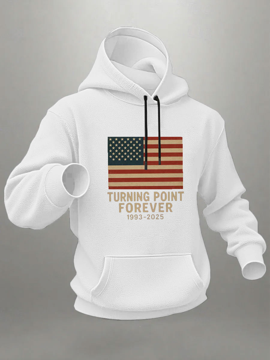 Turning Point Forever Charlie Kirk Hoodie-America250