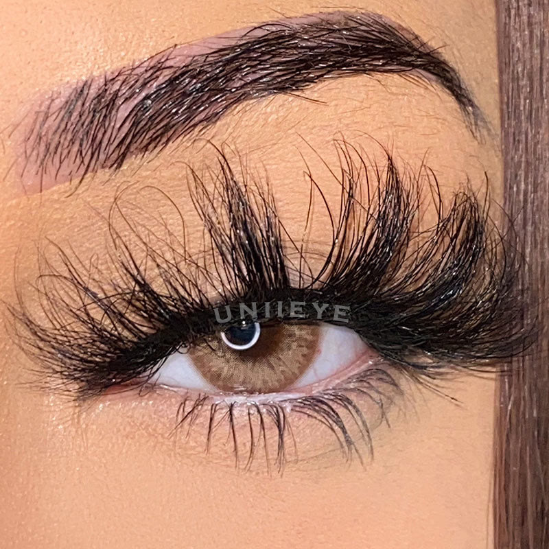 Uniieye Rime Brown Prescription Colored Contact Lenses