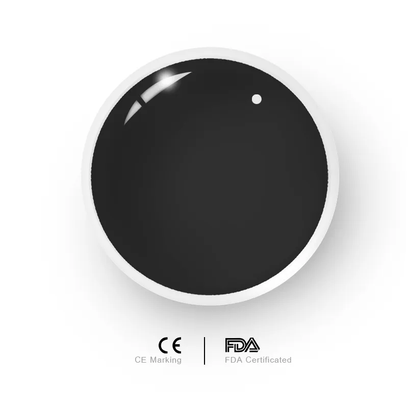 Uniieye Blind Black Mini Sclera Prescription Cosplay Colored Contact Lenses