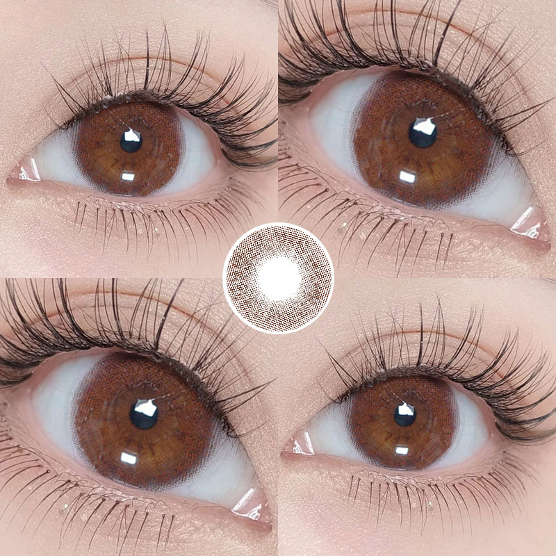 Uniieye Queen Brown Prescription Colored Contact Lenses-UNIIEYE