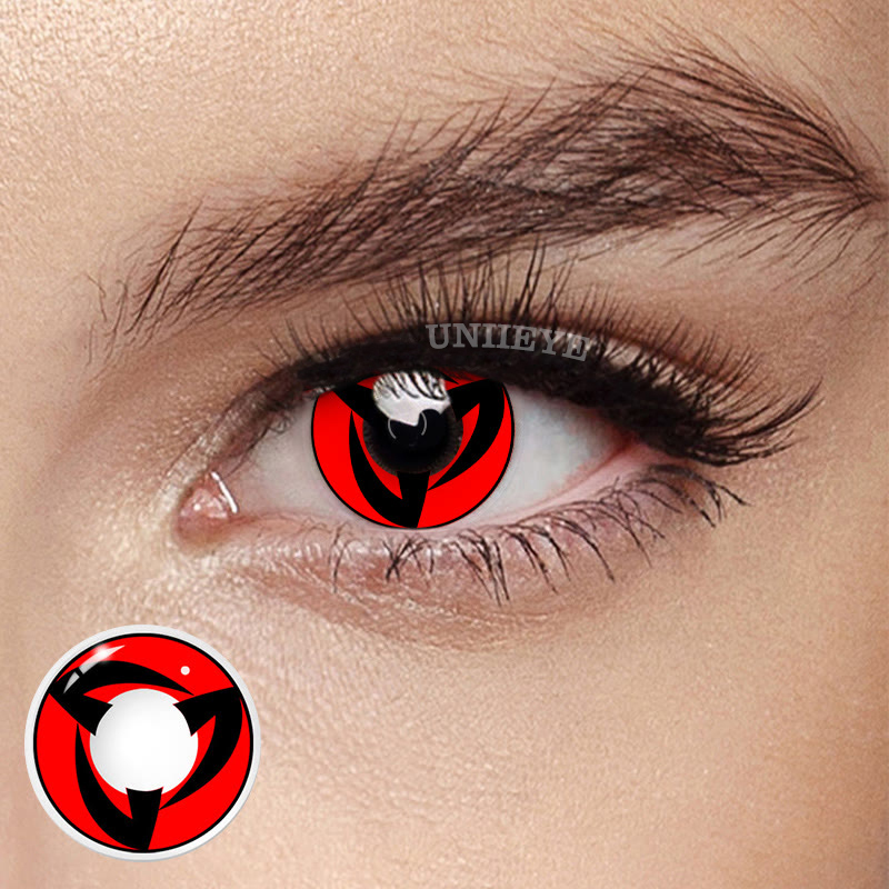 Uniieye Mangekyo Cosplay Colored Contact Lenses-UNIIEYE