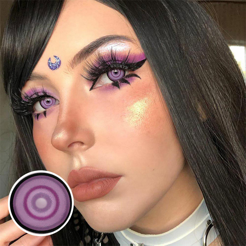 Uniieye Blind Sakuya Prescription Cosplay Colored Contact Lenses-UNIIEYE