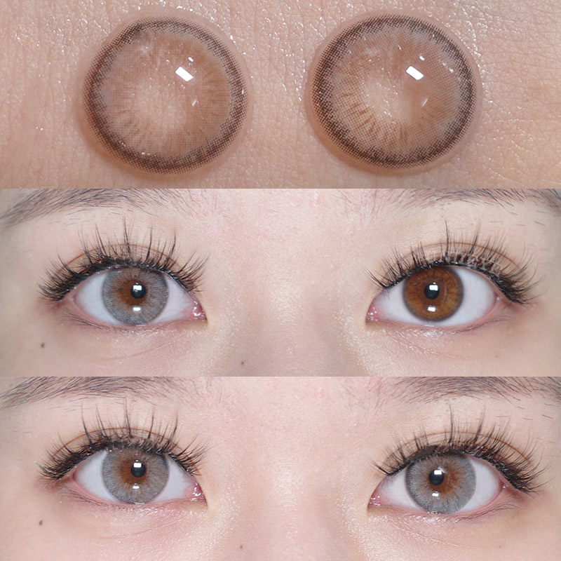 Uniieye Deepwater Zone Grey Prescription Colored Contact Lenses-UNIIEYE