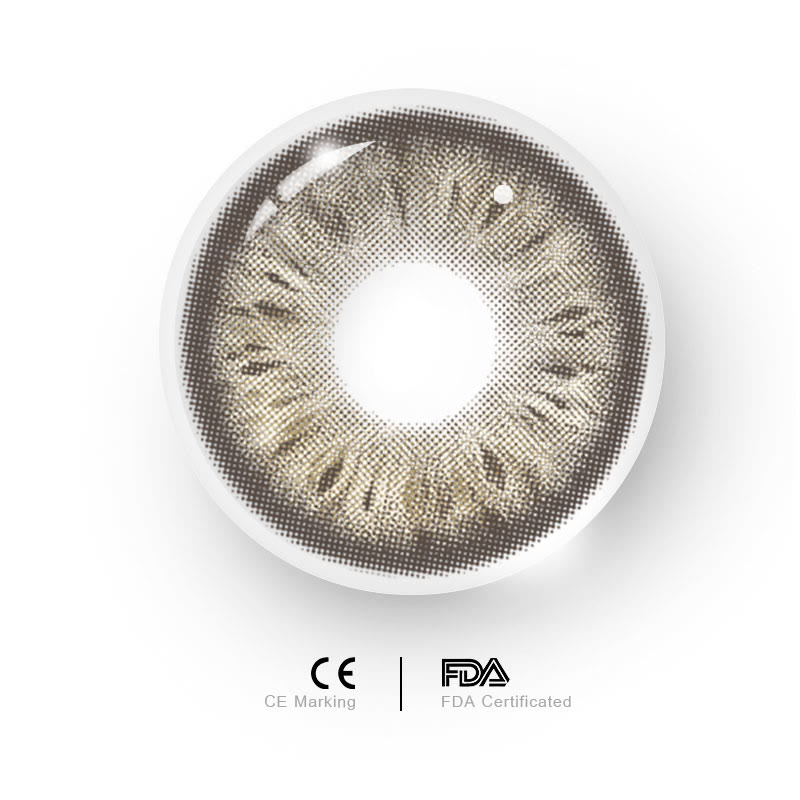 Uniieye Cocoa Brown Prescription Colored Contact Lenses