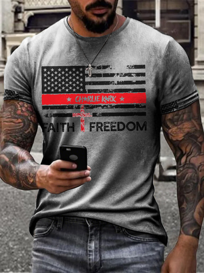 Men's Freedom TP Printed T-shirt-America250
